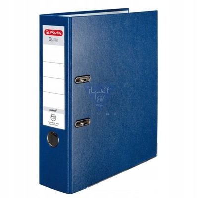 Herlitz Segregator Q.file 8 cm Niebieski