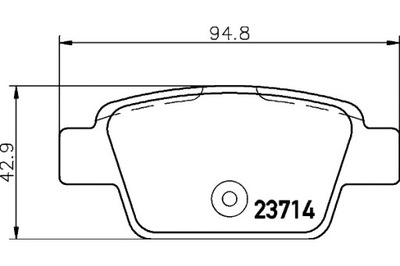 КОЛОДКИ ГАЛЬМІВНІ MINTEX 71769094 9949280 71772225