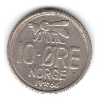 Norwegia 10 ore 1968