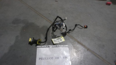 Джгут електропроводка двері лівий задня peugeot 308 ii sw 9807917680 фото №1