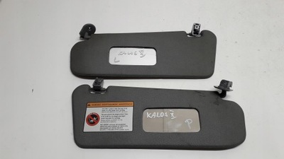 Chevrolet kalos aveo 02- козирки сонячні kpl фото №1