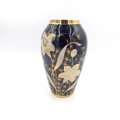 CHODZIEŻ WAZON LILIE PORCELIT KWIATY VINTAGE RETRO