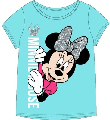 T-shirt MYSZKA MINNIE Bluzeczka DISNEY Bluzka 116