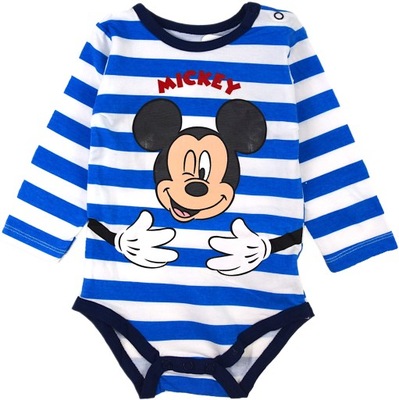 BODY CHŁOPIĘCE MYSZKA MIKI MICKEY BAWEŁNIANE 74 R15