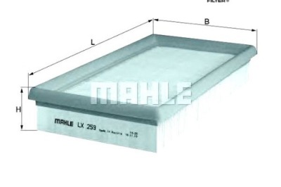 Knecht фільтр повітря audi 80 chrysler daytona le фото №1