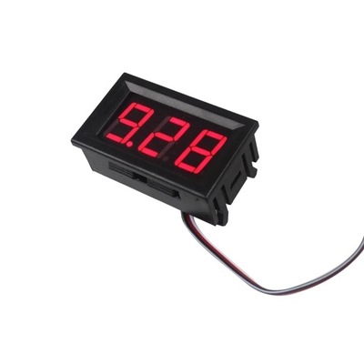 DIGITAL VOLTMETER DC 100V 10A VOLTMETER AMMETER BLUE RED СВЕТОДИОД LED AMP D~71281 фото