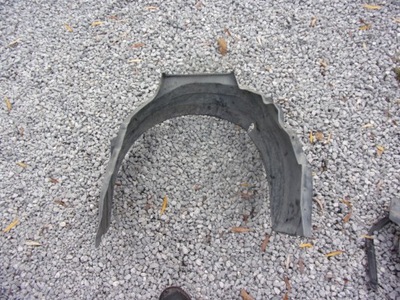 Fiat panda підкрилок передні ліва 04-oryginał фото №1