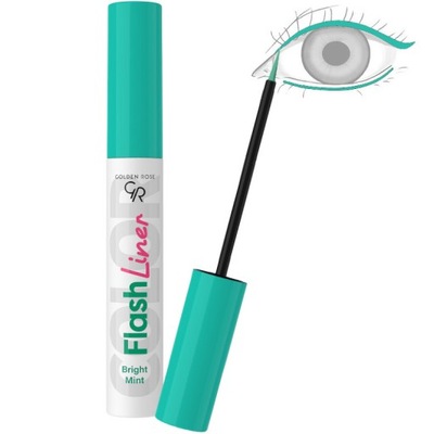 GOLDEN ROSE EYE LINER DO OCZU KOLOROWY FLASH 101 BRIGHT MINT jasna mięta