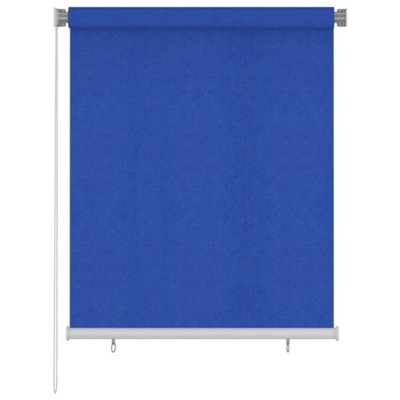VidaXL Roleta zewnętrzna, 120x140 cm, niebieska, H