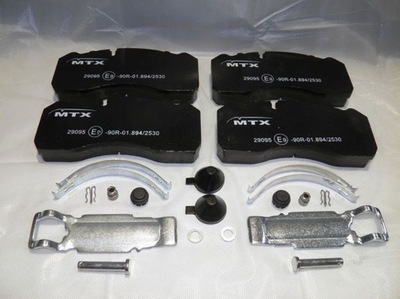 Гальмівні колодки ham.mb,man,bpw,saf.z zest. mtx фото №1