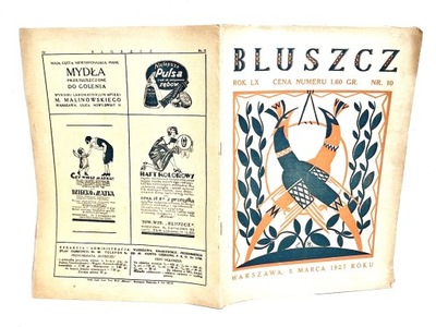 1927 (LX) NR 10 / PISMO TYGODNIOWE ILUSTROWANE DLA KOBIET - BLUSZCZ /00321