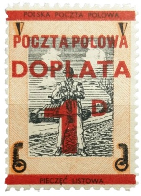 POLSKA POCZTA POLOWA ** NAPIS POLSKI K4344