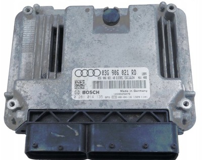 БЛОК УПРАВЛЕНИЯ VW AUDI 03G906021RD 0281014135 EDC16U34