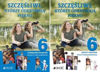 SZCZĘŚLIWI KTÓRZY ODKRYWAJĄ PIĘKNO 6 KOMPLET KS...