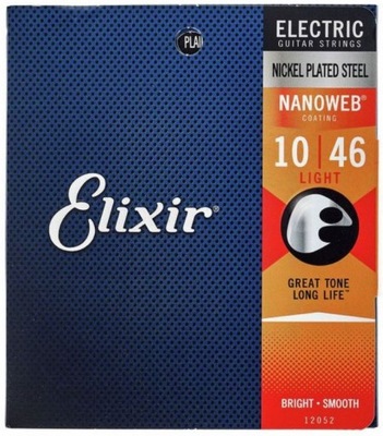 Struny Elixir NanoWeb 10-46 12052 Git. Elektryczna