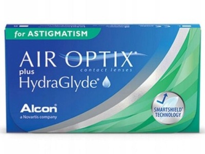 SOCZEWKI TORYCZNE Air Optix Plus HydraGlyde For Astigmatism 6szt