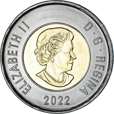 Moneta, Canada, 2 Dollars, 2022, Royal Canadian Mi