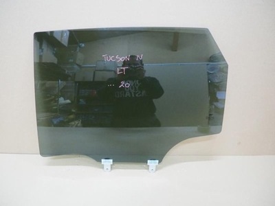 Скло двері лівий задня hyundai tucson iv фото №1