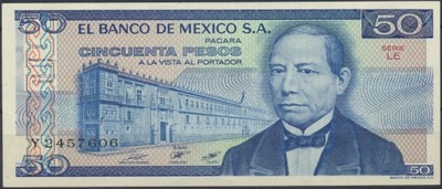 Meksyk - 50 Cincuenta Pesos UNC
