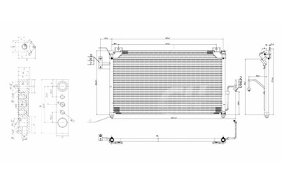 HART KONDENSATORIUS KONDENSATORIUS KONDICIONAVIMO MAZDA 323 98-04 