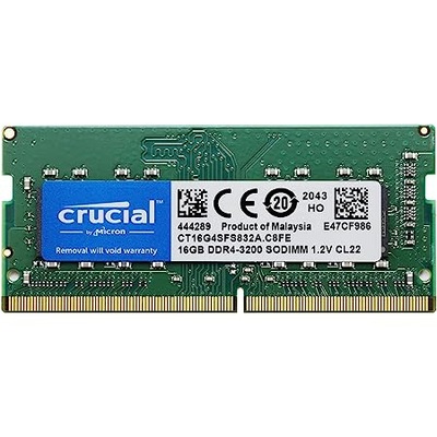 PAMIĘĆ RAM CRUCIAL 16GB DDR4 3200MHZ SODIMM