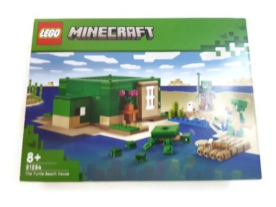 LEGO Minecraft 21254 Domek na plaży żółwi