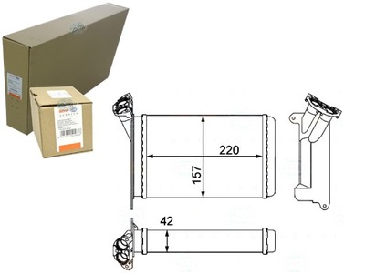 CALENTADOR BMW E30 3 87- BEHR HELLA  