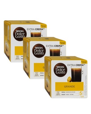 Kawa kapsułki NESCAFE DOLCE GUSTO GRANDE 3 x 16szt