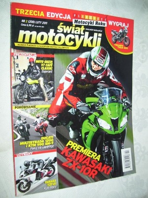 ŚWIAT MOTOCYKLI - PREMIERA KAWASAKI ZX-10R - 2/2011