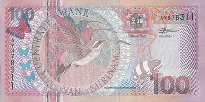 Surinam - 100 Gulden - 2000 - P149 - St.1