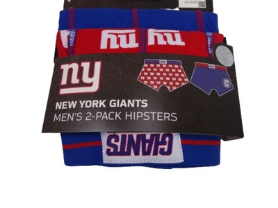 NEW YORK GIANTS NFL bokserki męskie 2 SZT. M