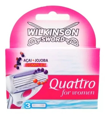 Wkłady do maszynek Wilkinson Sword Quattro 3 szt.