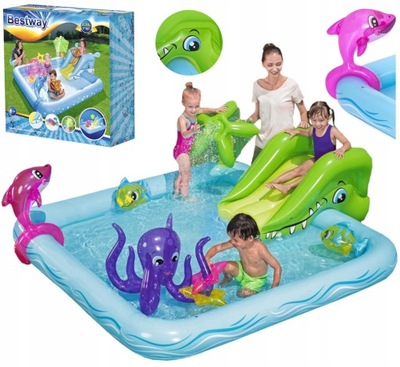 Basen dla Dzieci Zjeżdżalnia Zabawki Plac Zabaw XL