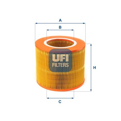 ФИЛЬТР ВОЗДУХА UFI (OEM QUALITY) SCANIA/SAAB