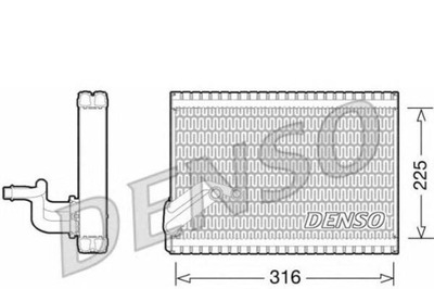 Denso испаритель кондиционера citroen berlingo berli фото №1