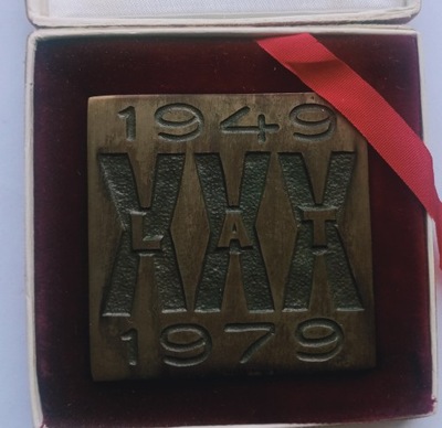 MEDAL - XXX LAT CORA WARSZAWA 1979 65MM - K6