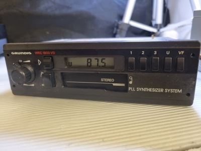 Grundig WKC 1800 VD, radio samochodowe, sprawne.