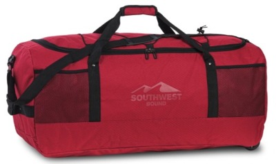 SOUTHWEST BOUND torba podróżna na kółkach - czerwona - 80L