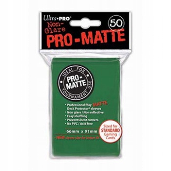 Koszulki Ultra Pro Green Zielone Pro Matte [50]