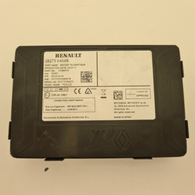 Renault zoe блок керування модуль navi фото №1