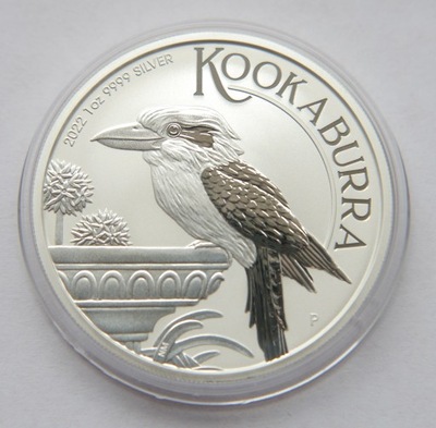 AUSTRALIA 1 $ 2022 KOOKABURRA UNCJA SREBRO