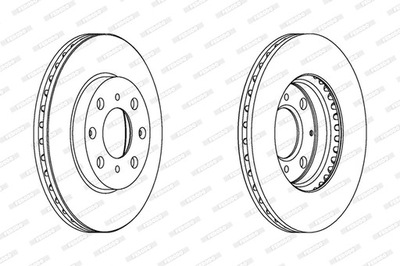 DISCO DE FRENADO FERODO DDF1231C  