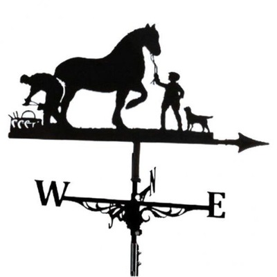 2X Weathervane Mount Metalowy wspornik Weathervane