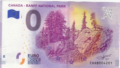 Banknot 0-euro- Kanada 2019-1-National Park