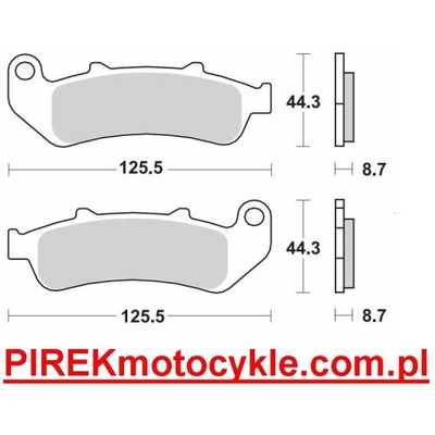 КОЛОДКИ ГАЛЬМІВНІ SBS 685HS CBR 1000