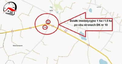 Działka, Wola, Kikół (gm.), 15000 m²