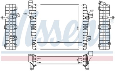 Intercooler PORSCHE CAYENNE, VW TOUAREG 3.0H