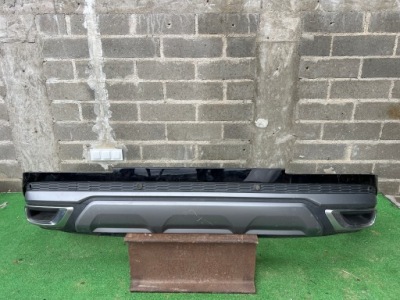 Audi q7 4m0 s-line lift 19- бампер задняя фото №1