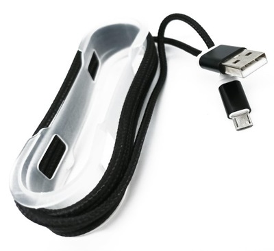 KABEL USB microUSB W OPLOCIE 1,3M MICRO USB TYP B