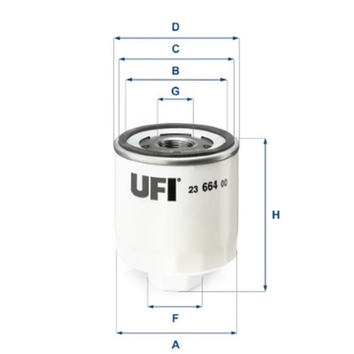 ФИЛЬТР МАСЛА UFI 23.664.00